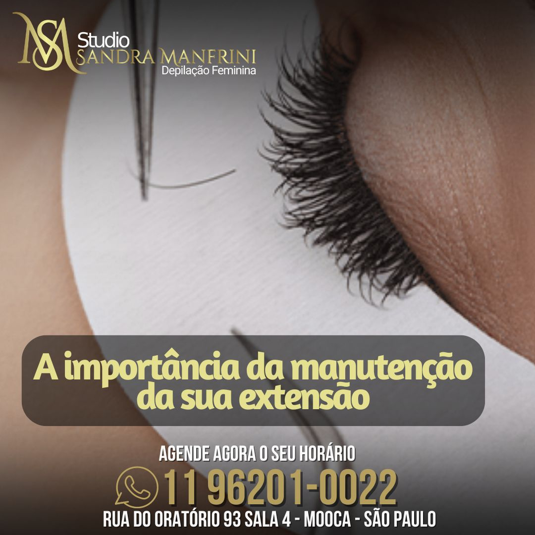 Manutenção de Extensões-ela é muito importante