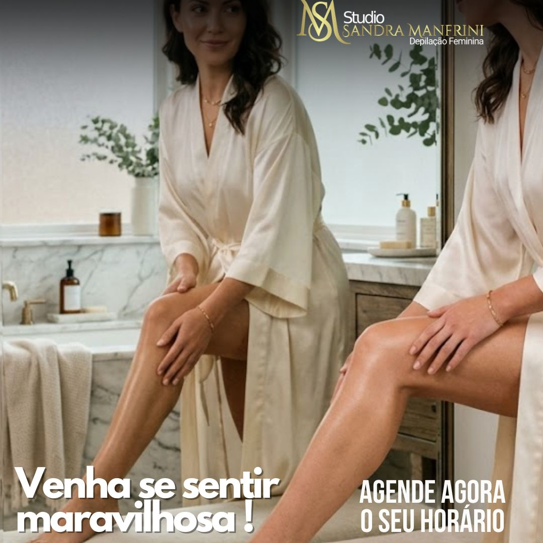 Venha se sentir maravilhosa-agende sua depilação